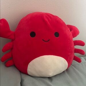 Squishmallow 8 inch red crab